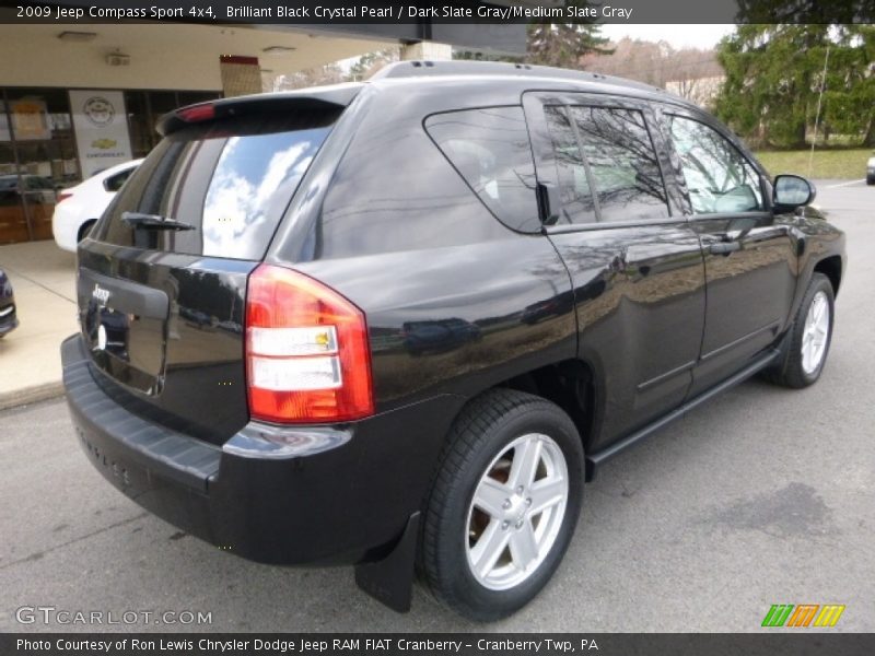 Brilliant Black Crystal Pearl / Dark Slate Gray/Medium Slate Gray 2009 Jeep Compass Sport 4x4