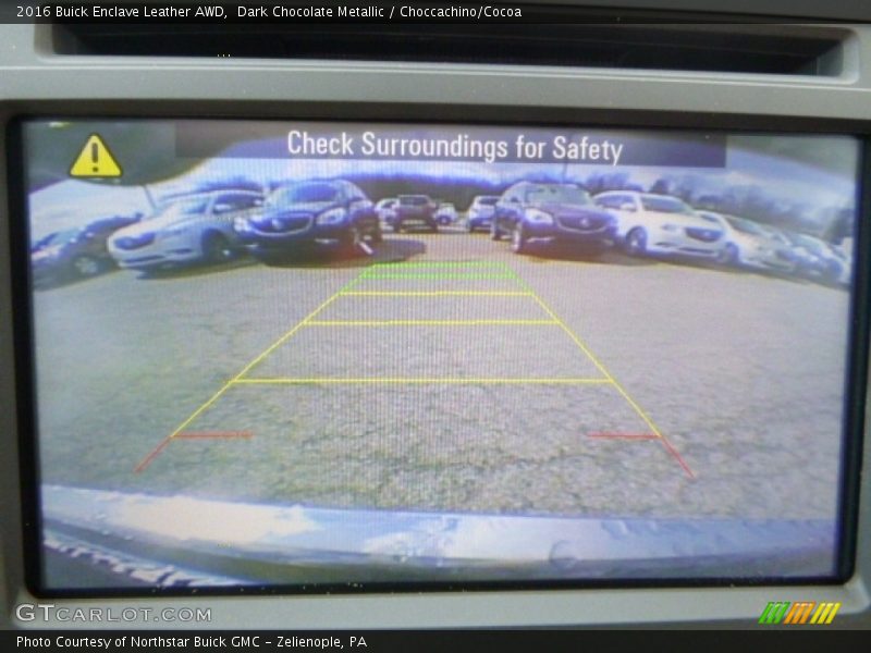 Dark Chocolate Metallic / Choccachino/Cocoa 2016 Buick Enclave Leather AWD