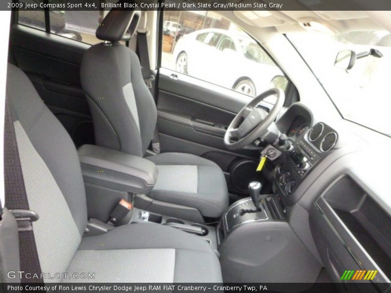 Brilliant Black Crystal Pearl / Dark Slate Gray/Medium Slate Gray 2009 Jeep Compass Sport 4x4