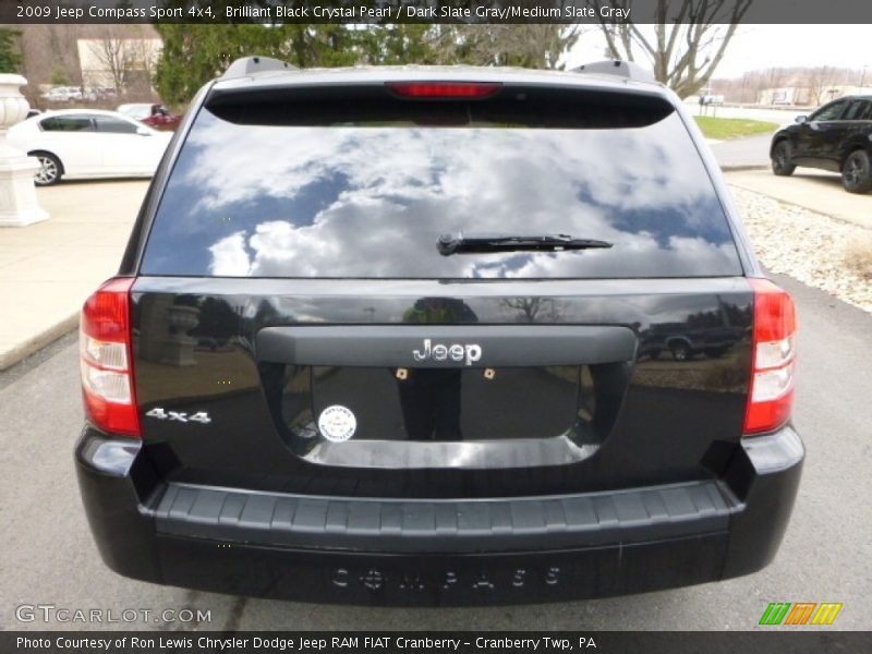 Brilliant Black Crystal Pearl / Dark Slate Gray/Medium Slate Gray 2009 Jeep Compass Sport 4x4