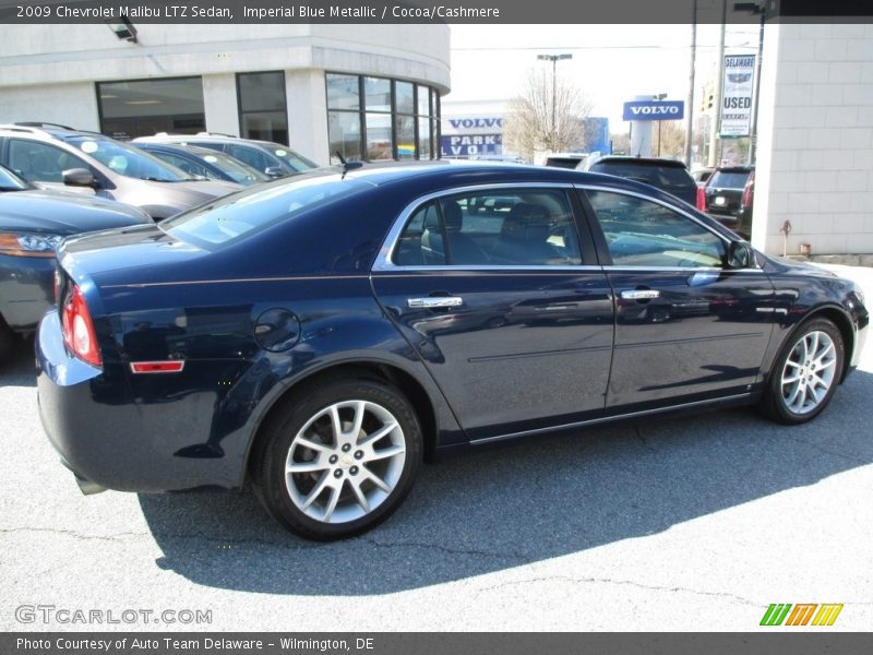 Imperial Blue Metallic / Cocoa/Cashmere 2009 Chevrolet Malibu LTZ Sedan