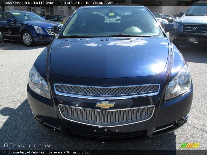Imperial Blue Metallic / Cocoa/Cashmere 2009 Chevrolet Malibu LTZ Sedan