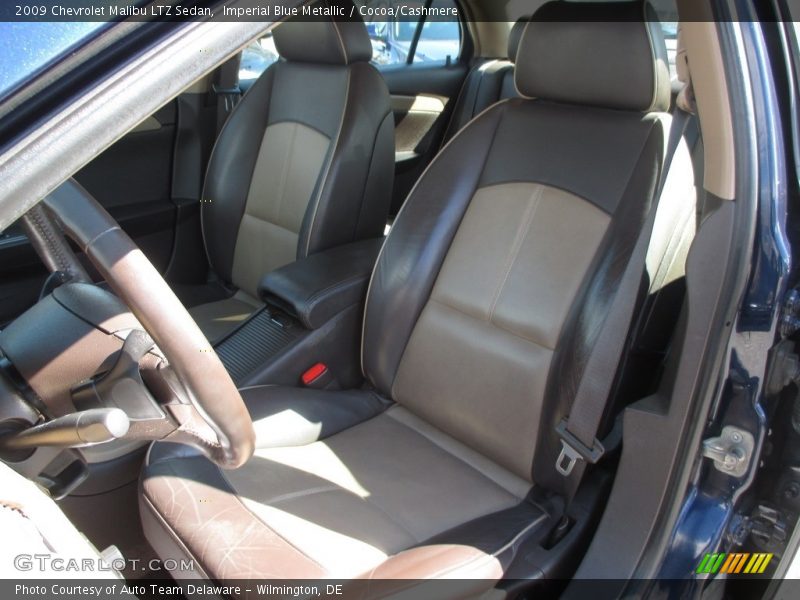 Imperial Blue Metallic / Cocoa/Cashmere 2009 Chevrolet Malibu LTZ Sedan