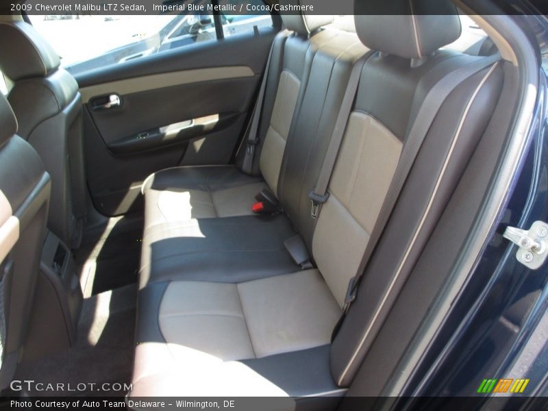 Imperial Blue Metallic / Cocoa/Cashmere 2009 Chevrolet Malibu LTZ Sedan
