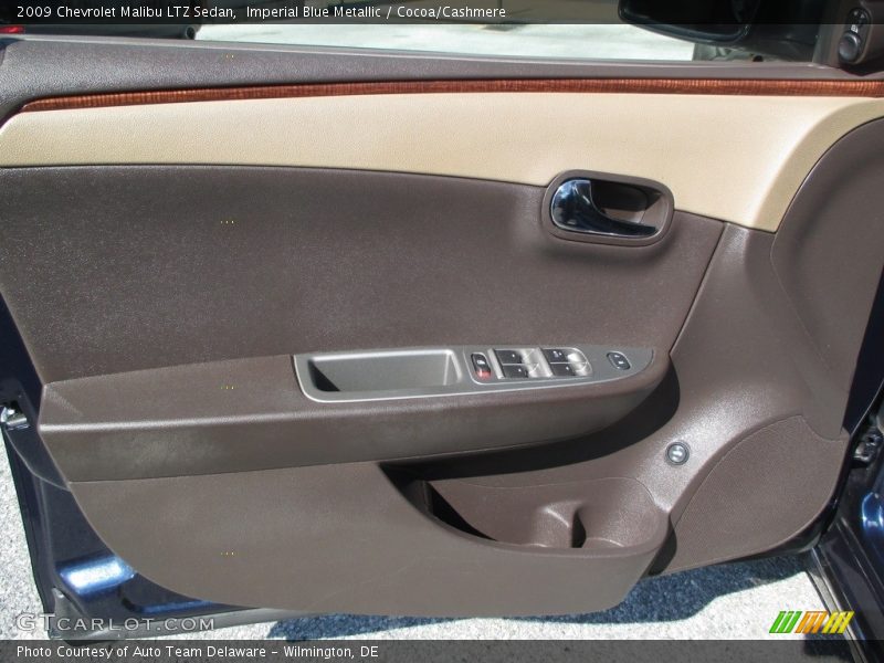 Imperial Blue Metallic / Cocoa/Cashmere 2009 Chevrolet Malibu LTZ Sedan