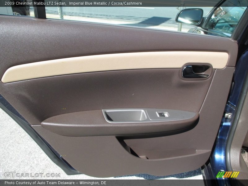 Imperial Blue Metallic / Cocoa/Cashmere 2009 Chevrolet Malibu LTZ Sedan