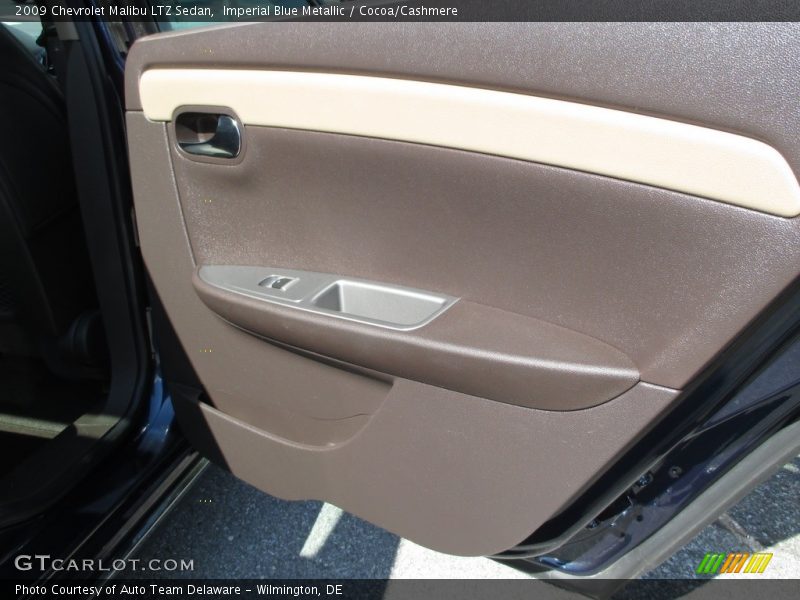 Imperial Blue Metallic / Cocoa/Cashmere 2009 Chevrolet Malibu LTZ Sedan