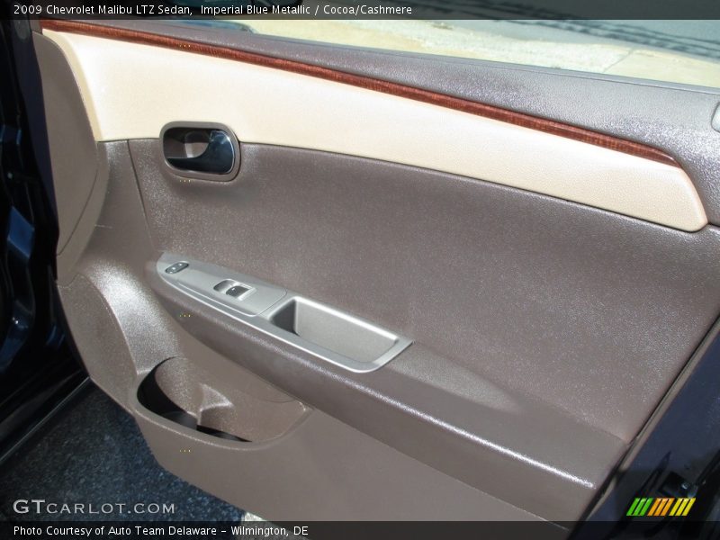 Imperial Blue Metallic / Cocoa/Cashmere 2009 Chevrolet Malibu LTZ Sedan