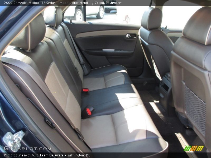 Imperial Blue Metallic / Cocoa/Cashmere 2009 Chevrolet Malibu LTZ Sedan