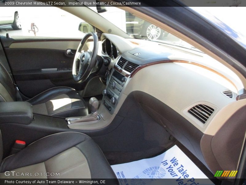 Imperial Blue Metallic / Cocoa/Cashmere 2009 Chevrolet Malibu LTZ Sedan