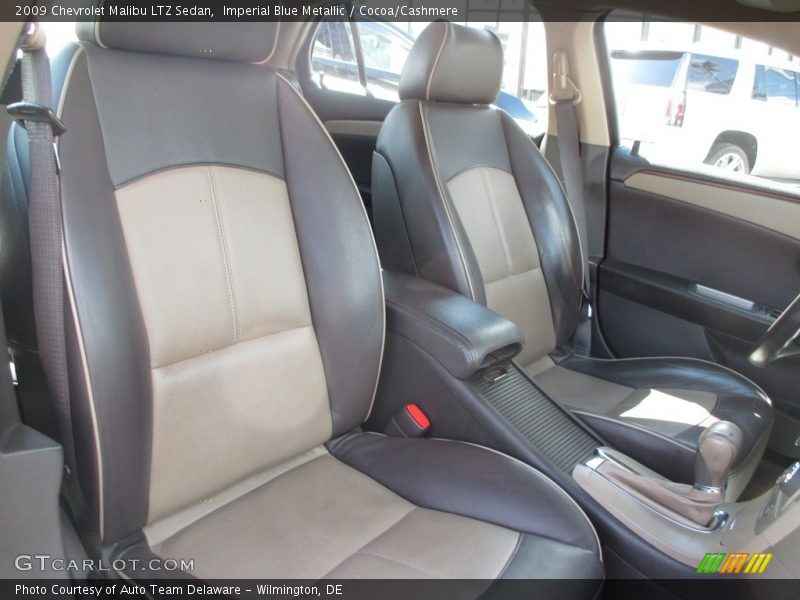 Imperial Blue Metallic / Cocoa/Cashmere 2009 Chevrolet Malibu LTZ Sedan
