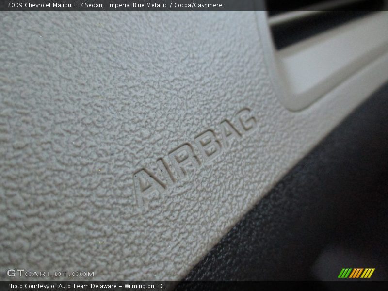 Imperial Blue Metallic / Cocoa/Cashmere 2009 Chevrolet Malibu LTZ Sedan