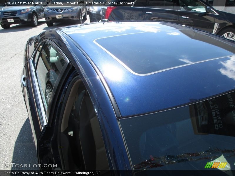 Imperial Blue Metallic / Cocoa/Cashmere 2009 Chevrolet Malibu LTZ Sedan