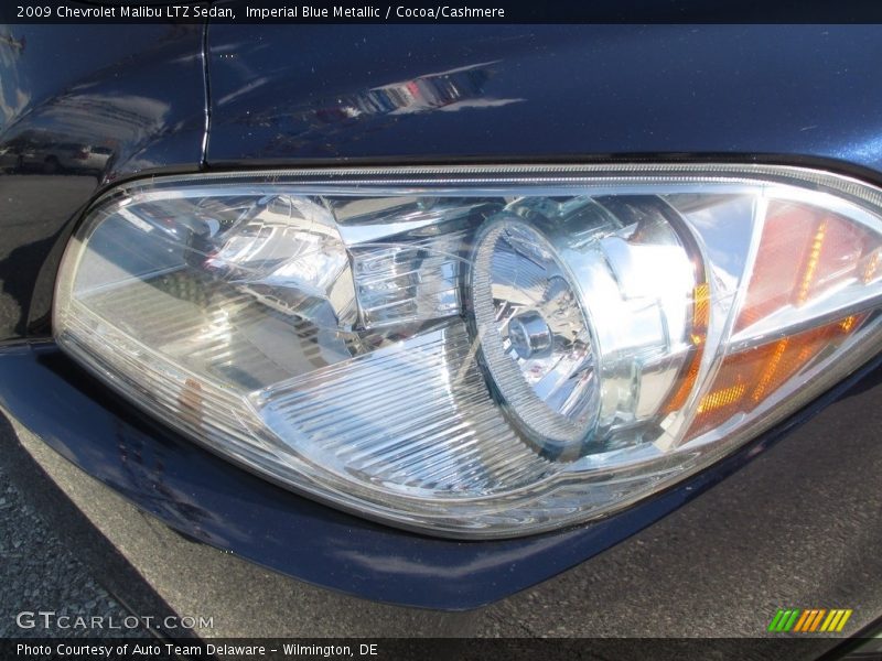 Imperial Blue Metallic / Cocoa/Cashmere 2009 Chevrolet Malibu LTZ Sedan