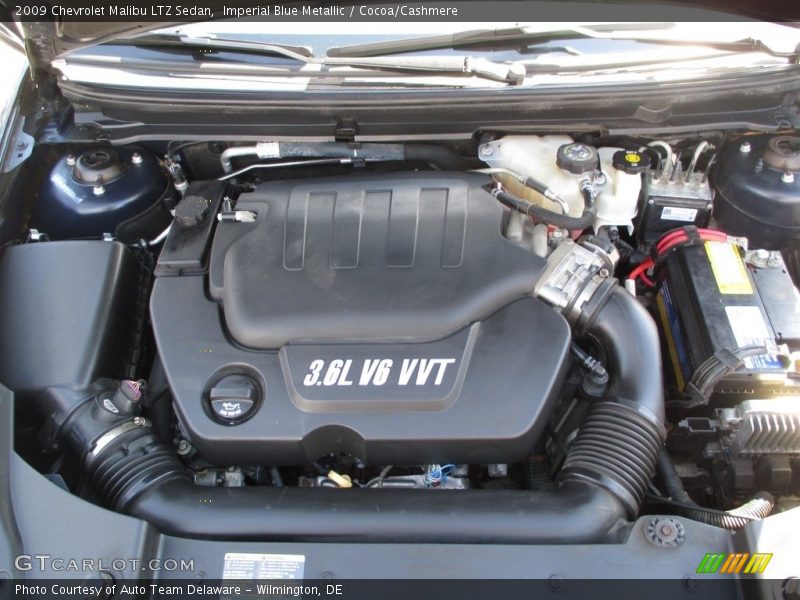 Imperial Blue Metallic / Cocoa/Cashmere 2009 Chevrolet Malibu LTZ Sedan