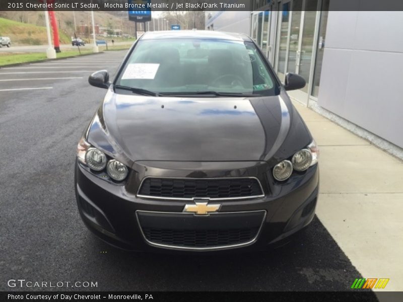 Mocha Bronze Metallic / Jet Black/Dark Titanium 2015 Chevrolet Sonic LT Sedan