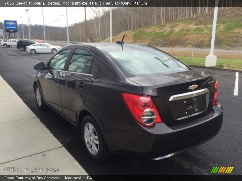 Mocha Bronze Metallic / Jet Black/Dark Titanium 2015 Chevrolet Sonic LT Sedan
