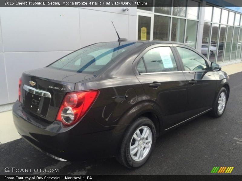 Mocha Bronze Metallic / Jet Black/Dark Titanium 2015 Chevrolet Sonic LT Sedan