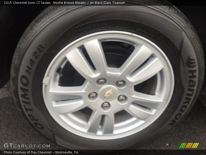 Mocha Bronze Metallic / Jet Black/Dark Titanium 2015 Chevrolet Sonic LT Sedan