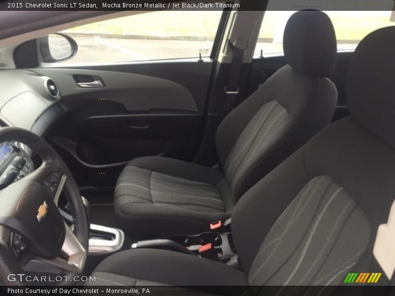 Mocha Bronze Metallic / Jet Black/Dark Titanium 2015 Chevrolet Sonic LT Sedan
