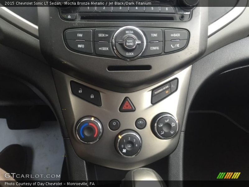 Mocha Bronze Metallic / Jet Black/Dark Titanium 2015 Chevrolet Sonic LT Sedan