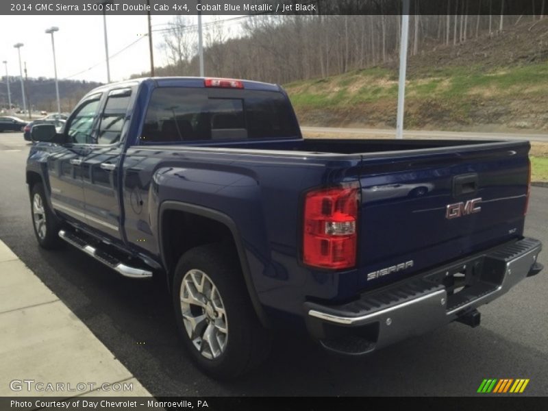 Cobalt Blue Metallic / Jet Black 2014 GMC Sierra 1500 SLT Double Cab 4x4