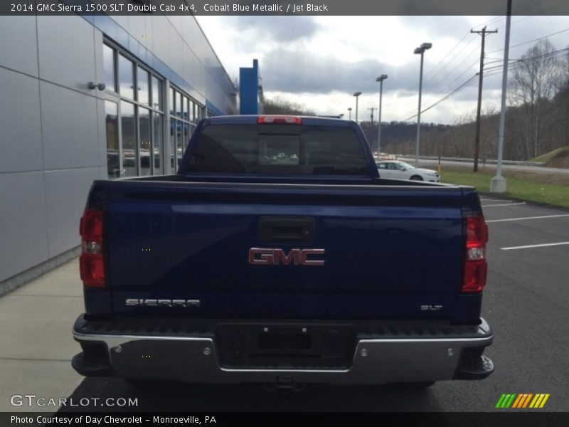Cobalt Blue Metallic / Jet Black 2014 GMC Sierra 1500 SLT Double Cab 4x4