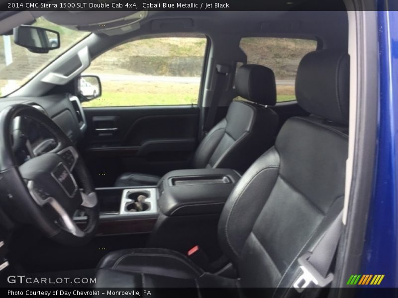 Cobalt Blue Metallic / Jet Black 2014 GMC Sierra 1500 SLT Double Cab 4x4