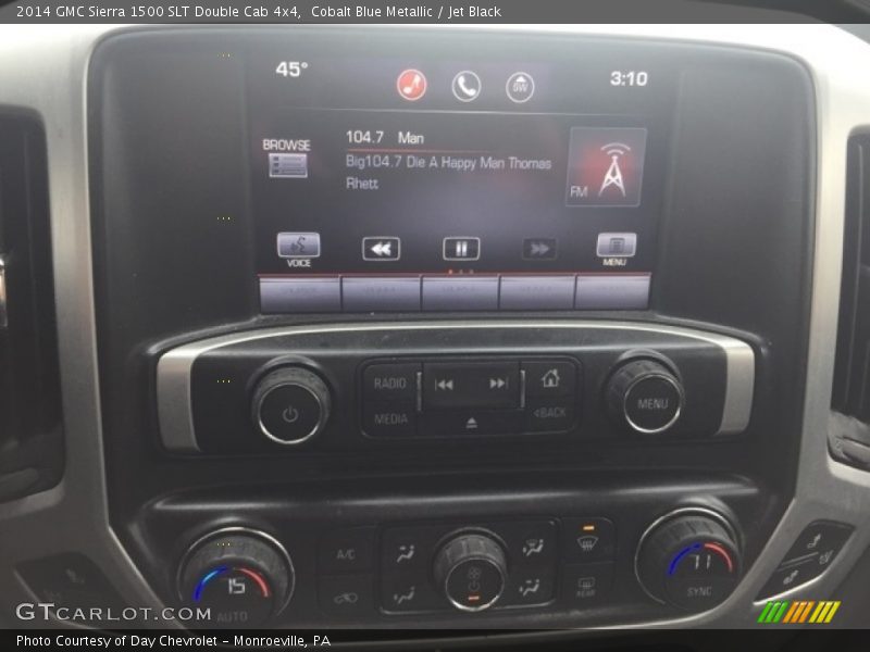 Cobalt Blue Metallic / Jet Black 2014 GMC Sierra 1500 SLT Double Cab 4x4