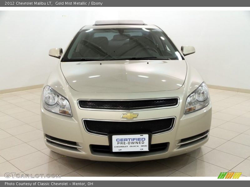 Gold Mist Metallic / Ebony 2012 Chevrolet Malibu LT