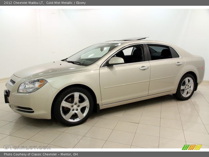 Gold Mist Metallic / Ebony 2012 Chevrolet Malibu LT