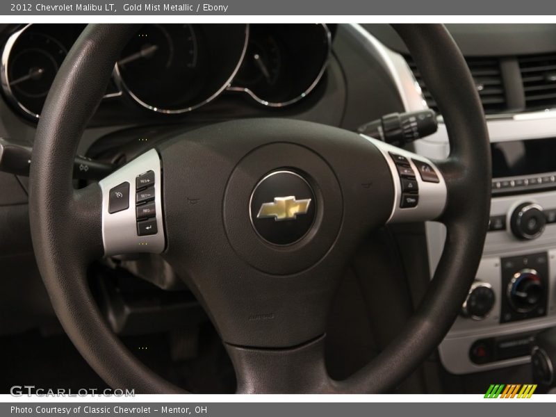 Gold Mist Metallic / Ebony 2012 Chevrolet Malibu LT