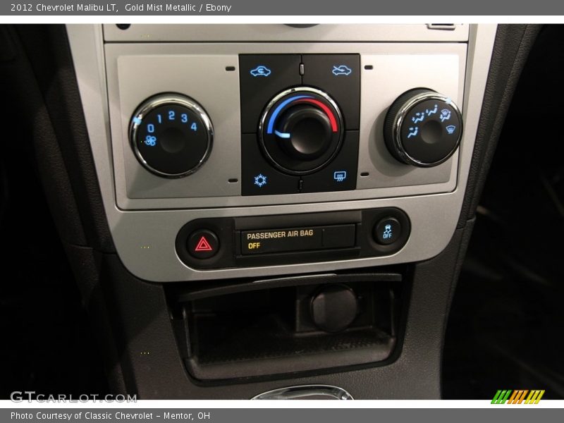 Gold Mist Metallic / Ebony 2012 Chevrolet Malibu LT