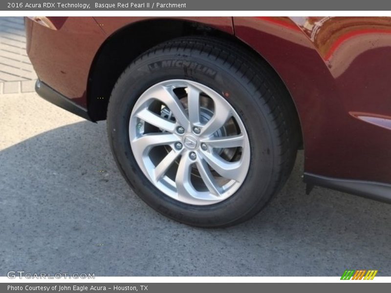 Basque Red Pearl II / Parchment 2016 Acura RDX Technology