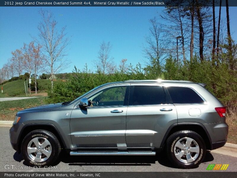 Mineral Gray Metallic / New Saddle/Black 2012 Jeep Grand Cherokee Overland Summit 4x4