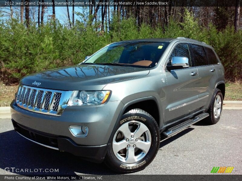 Mineral Gray Metallic / New Saddle/Black 2012 Jeep Grand Cherokee Overland Summit 4x4