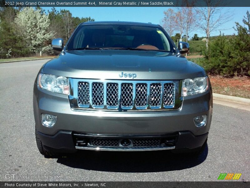 Mineral Gray Metallic / New Saddle/Black 2012 Jeep Grand Cherokee Overland Summit 4x4