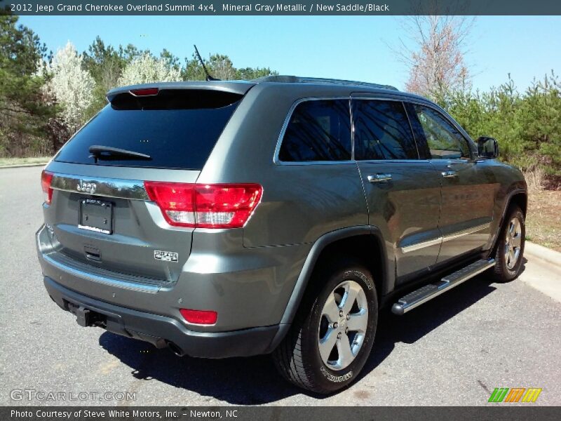 Mineral Gray Metallic / New Saddle/Black 2012 Jeep Grand Cherokee Overland Summit 4x4