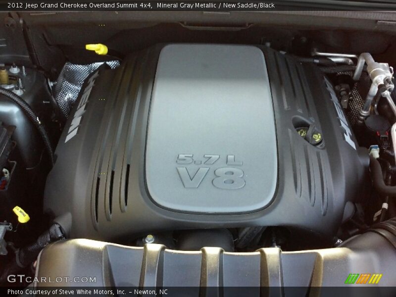Mineral Gray Metallic / New Saddle/Black 2012 Jeep Grand Cherokee Overland Summit 4x4