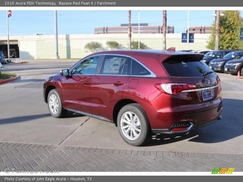Basque Red Pearl II / Parchment 2016 Acura RDX Technology