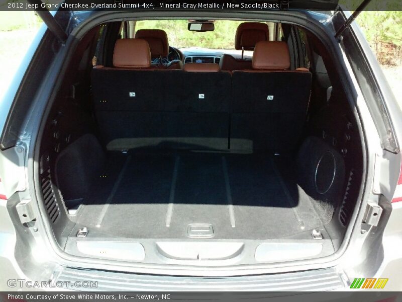 Mineral Gray Metallic / New Saddle/Black 2012 Jeep Grand Cherokee Overland Summit 4x4