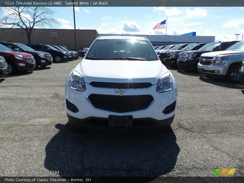 Summit White / Jet Black 2016 Chevrolet Equinox LS AWD
