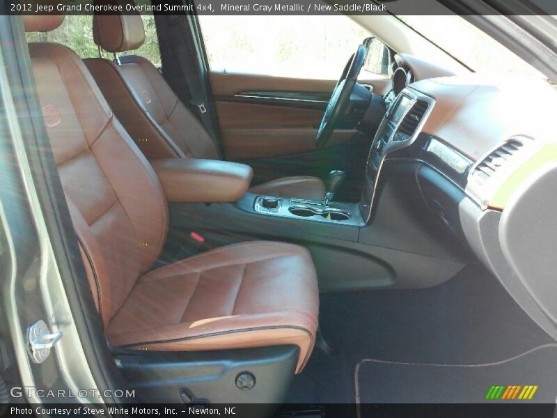 Mineral Gray Metallic / New Saddle/Black 2012 Jeep Grand Cherokee Overland Summit 4x4