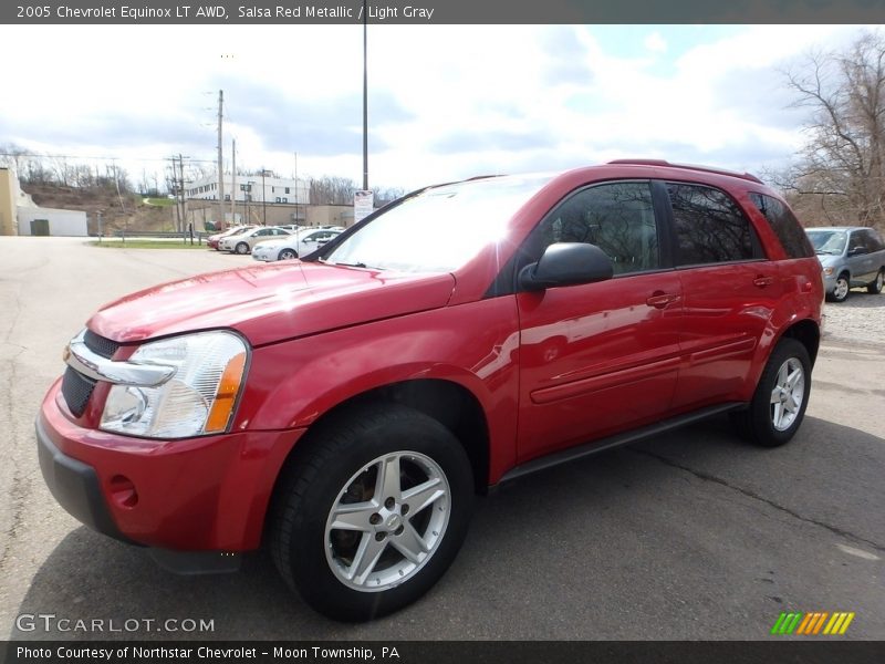 Salsa Red Metallic / Light Gray 2005 Chevrolet Equinox LT AWD