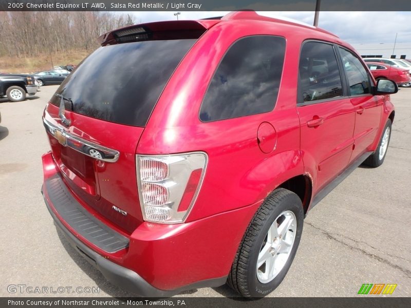 Salsa Red Metallic / Light Gray 2005 Chevrolet Equinox LT AWD