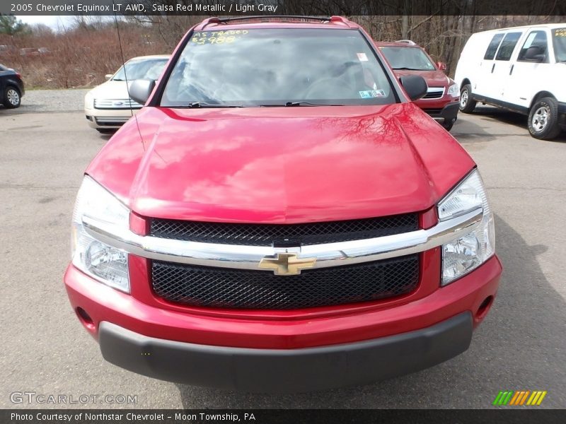 Salsa Red Metallic / Light Gray 2005 Chevrolet Equinox LT AWD