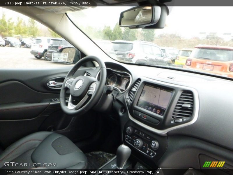 Rhino / Black 2016 Jeep Cherokee Trailhawk 4x4