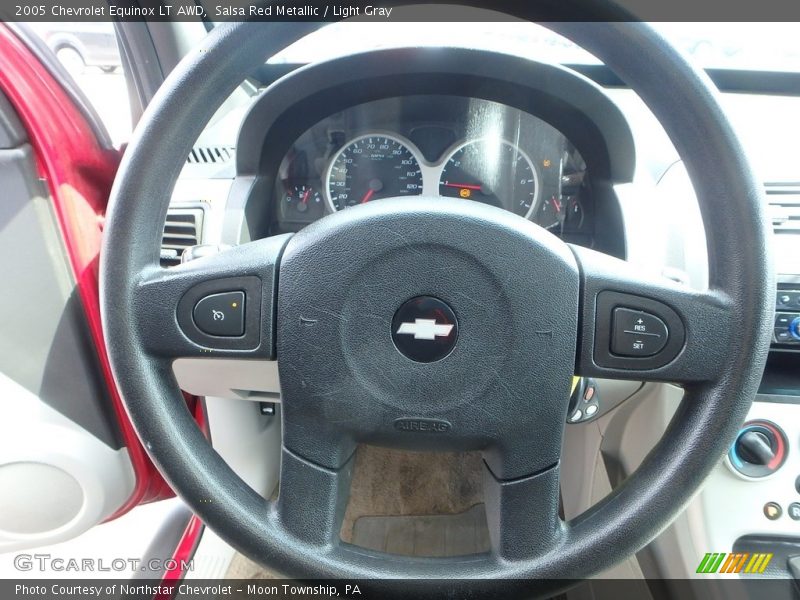 Salsa Red Metallic / Light Gray 2005 Chevrolet Equinox LT AWD