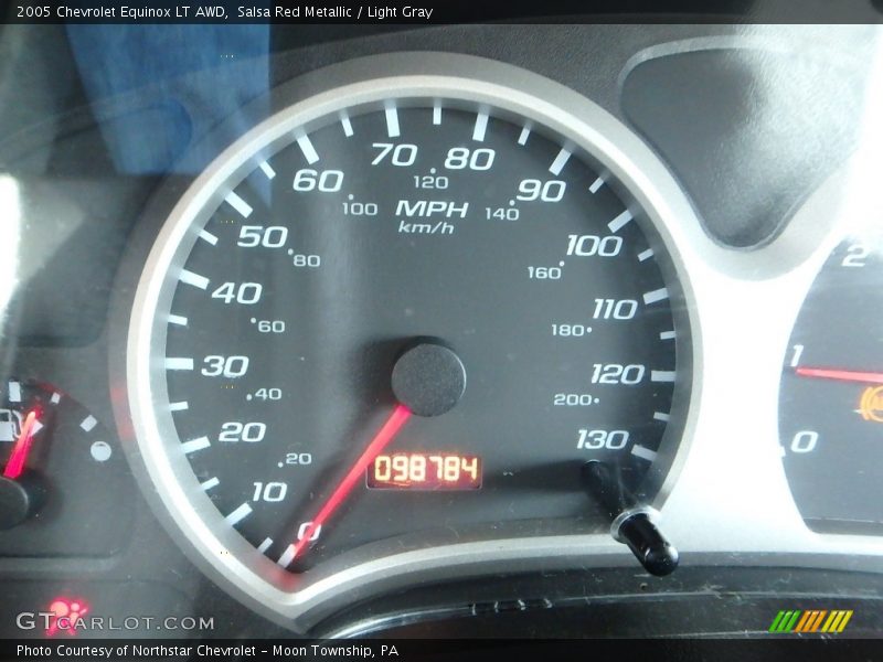 Salsa Red Metallic / Light Gray 2005 Chevrolet Equinox LT AWD