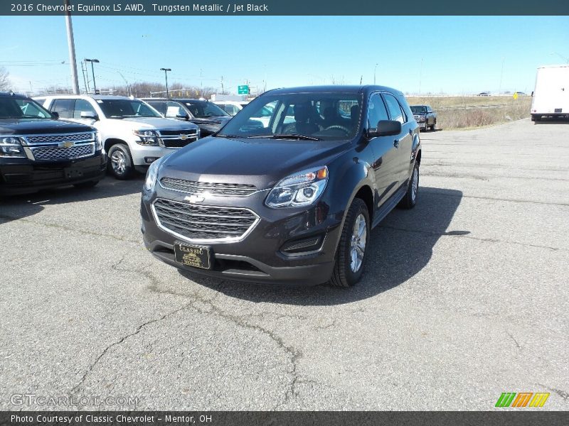 Tungsten Metallic / Jet Black 2016 Chevrolet Equinox LS AWD